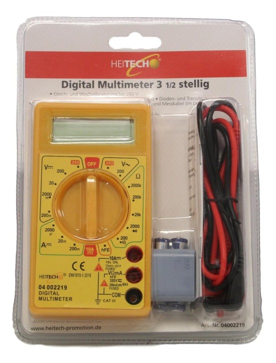 Digital Multimeter 3 1/2 stellig