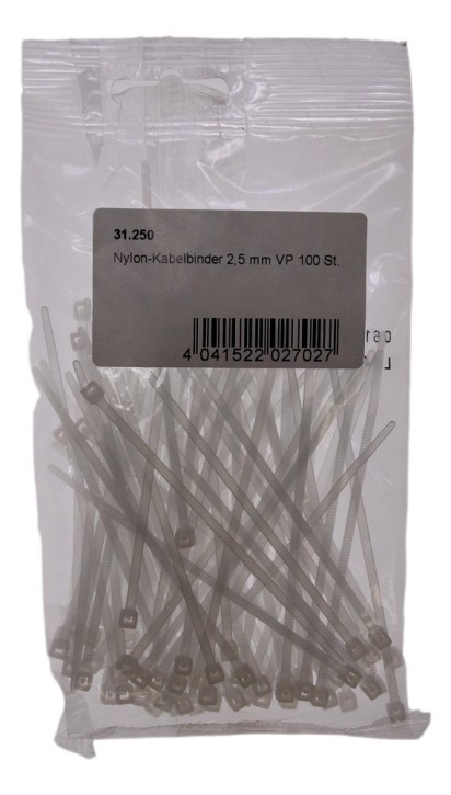 Nylon-Kabelbinder 2,5 mm VP 100 St.