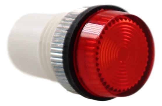 Signallampenfassung Einbaumaß ø13mm rot