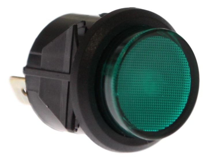 Signallampe ø 25mm 230 Volt grün