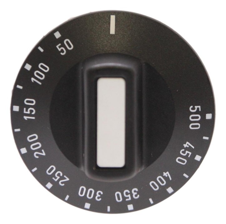 Knebel Thermostat 50-500°C schwarz