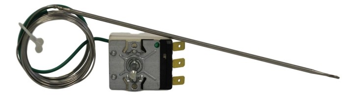 Thermostat with changeover contact 30-110°C 1-pole