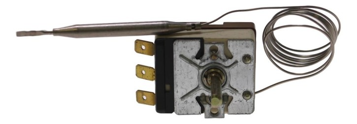 Thermostat with changeover contact 60-200°C 1-pole