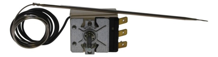 Thermostat with changeover contact 50-255°C 1-pole