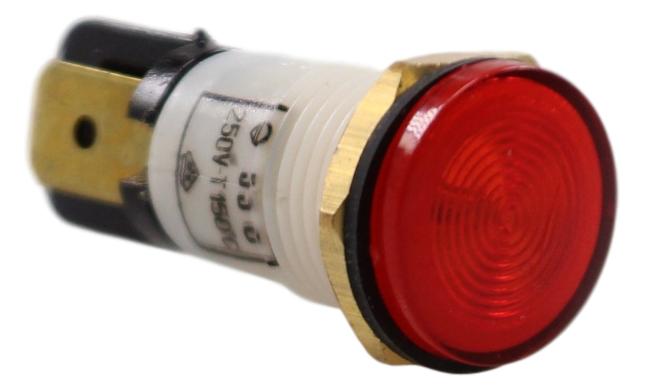 Signallampe 230V rot Einbau ø 27,2x22,2mm - AT Osterreich