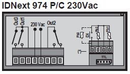 IDNext 974 P/C NTC PTC PT1000 230 VAC